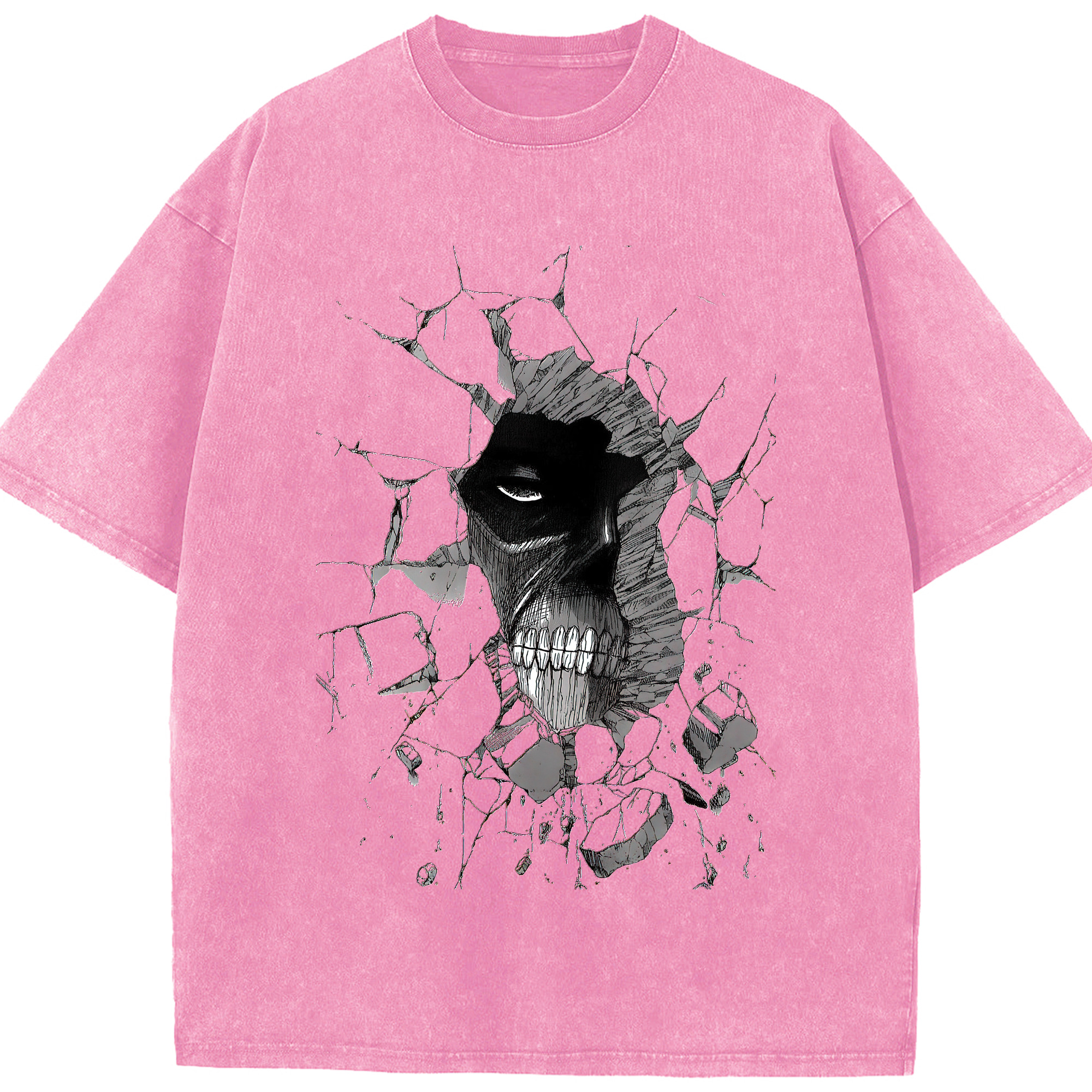 （画像用） 進撃の巨人 Attack on Titan 綿100% ヴィンテージ風 半袖Tシャツ（フロントプリント）